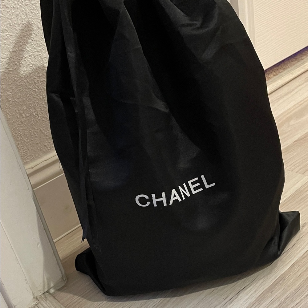 Chanel Black Quilted Leather Backpack - Picture 9 of 12